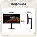 ELECTRONICS Monitor PC 68,6 cm (27") 2560 x 1440 Pixel Quad HD OLED Nero - Foto miniatura 8
