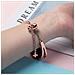 Bracciale Metallico Sostitutivo Per Xiaomi Mi Band 6 / 5 / 4 / 3 Di Colore Rosa - Foto miniatura 3