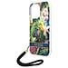 Guess Guohcp14xhflsb Iphone 14 Pro Max 6,7 Blu / Blu Custodia Con Cinturino Floreale - Foto miniatura 4