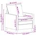 Set di divani 2 pz Beige Tessuto - Foto miniatura 2