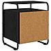 Armadio da Notte 2 pz Rovere Nero Legno ingegnerizzato - Foto miniatura 8