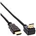 In line high speed hdmi 19pin type-a a 19pin type-a, pin dorati, nero, 10m, angolo 90° - Foto miniatura 1