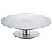 Alzata Girevole Per Torta Cm 28xh7,5 Acciaio Liscio Inox Aisi 430 Con Spessore Di 1,5 Mm Massari. Indispensabile Nella Preparazione Di Coperture, Farciture E Per Le Decorazioni Più Complesse. Adatta Per Il Taglio E Il Servizio Al Tavolo. - Foto miniatura 1