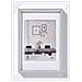 Design Steel Style Cornice portafoto, Argento, 30 x 40 cm - Foto miniatura 1