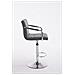 Sgabello Design Lucy V2 In Similpelle I Sedia Sgabello Con Schienale Girevole E Regolabile H 63-84 CM I Sedia Bar Con Braccioli Grigio - Foto miniatura 3