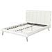 Letto A Doghe In Similpelle Bianco 160 X 200 Cm Betin - Foto miniatura 3
