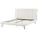Letto A Doghe In Similpelle Bianco 160 X 200 Cm Betin - Foto miniatura 15