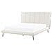 Letto A Doghe In Similpelle Bianco 160 X 200 Cm Betin - Foto miniatura 16