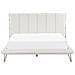 Letto A Doghe In Similpelle Bianco 160 X 200 Cm Betin - Foto miniatura 11