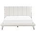 Letto A Doghe In Similpelle Bianco 160 X 200 Cm Betin - Foto miniatura 9