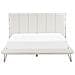 Letto A Doghe In Similpelle Bianco 160 X 200 Cm Betin - Foto miniatura 18