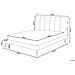 Letto A Doghe In Similpelle Bianco 160 X 200 Cm Betin - Foto miniatura 5