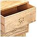 Comodino 40x35x55 Cm In Legno Massello Di Mango - Foto miniatura 6