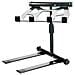 Professional DJ Laptop Stand, 320 - 424,1 mm, Nero - Foto miniatura 1