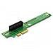 Riser PCIe x4, PCIe, PCIe, PC, PC, Cablato, 1U - Foto miniatura 1