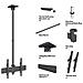 MBC1U 65" Nero supporto a soffitto per tv a schermo piatto - Foto miniatura 6