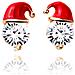Orecchini Natalizi Con Cappello Da Babbo Natale Lega Di Zinco 1 Paio Multicolor1 S - Foto miniatura 6
