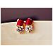 Orecchini Natalizi Con Cappello Da Babbo Natale Lega Di Zinco 1 Paio Multicolor1 S - Foto miniatura 4