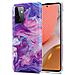 Custodia Compatibile Con Samsung Galaxy A72 4g / 5g In Marmo Rosa Viola No. 19 - Coperchio Protettivo In Silicone Tpu Con Motivo A Mosaico - Foto miniatura 1
