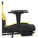 Sedia Da Gaming Con Poggiapiedi Nero E Giallo In Tessuto - Foto miniatura 8