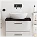 Piano Bagno Marrone Scuro 60x60x (2-4) cm Legno Massello Trattato - Foto miniatura 7