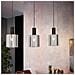 Lampadario Moderno Gorosiba 3 Luci Acciaio Nero - Foto miniatura 2