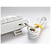 Tastiera USB DKON2167ST-SUSPDPWWW  (Layout Inglese US) Colore Bianco - Foto miniatura 6