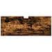 Mobile Lavabo Bagno Rovere Fumo 60x30x60 Cm Legno Multistrato - Foto miniatura 4