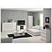 Cassettiera K140, 2 ante e 4 cassetti, 138x40x99 cm, Colore Bianco - Foto miniatura 7