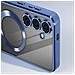 Cover Magsafe Per Samsung S23 Fe In Silicone Bordo Cromato - Foto miniatura 4
