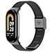 Cinturino In Metallo Per Xiaomi Mi Band 8/9 Black - Foto miniatura 1