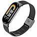 Cinturino In Metallo Per Xiaomi Mi Band 8/9 Black - Foto miniatura 3