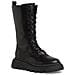Black Casual Closed Boots Stivaletti Pelle Scarpe Donna Nero Eu 37, 1-25282-41 003 - Foto miniatura 1