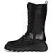 Black Casual Closed Boots Stivaletti Pelle Scarpe Donna Nero Eu 37, 1-25282-41 003 - Foto miniatura 3