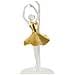 Lampada Da Tavolo Ballerina 3 - Oro - Poliresina - 28x28x64 Cm - Foto miniatura 2