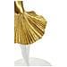 Lampada Da Tavolo Ballerina 3 - Oro - Poliresina - 28x28x64 Cm - Foto miniatura 4