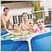 Piscina Fuori Terra - Rettangolo - 260x160x65 Cm - Blu - Include Accessori Coordinati Cb97 - Foto miniatura 3