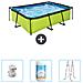 Piscina Fuori Terra - Rettangolo - 220x150x65 Cm - Groen - Include Accessori Coordinati Cb84 - Foto miniatura 1