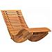 Lettini Prendisole Oscillanti 2 pcs in Legno Massello di Acacia - Foto miniatura 4