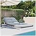 Divano Letto Futon con Materasso Bianco 80x206x11cm Legno Pino - Foto miniatura 3