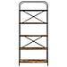 Libreria Rovere fumo 80 x 30 x 183 cm Legno multistrato - Foto miniatura 5