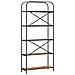 Libreria Rovere fumo 80 x 30 x 183 cm Legno multistrato - Foto miniatura 7