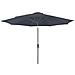 Ombrellone Da Giardino Houston - Nero - Poliestere - 300x300x200 Cm - Foto miniatura 1