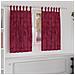 Tenda con tende 2 pcs Rosso Vino 140 x 140 cm Velluto - Foto miniatura 2