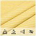 Parasole A Vela Hdpe Quadrato 3,6x3,6 M Beige - Foto miniatura 4