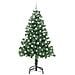 Albero di Natale con 300 LED con supporto Verde 210 cm PVC - Foto miniatura 4