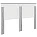 Testiera con testiera Grigio Sonoma 150 cm Legno multistrato - Foto miniatura 6