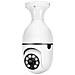 Telecamera Di Sicurezza Con Lampadina E27 - Telecamera Di Sorveglianza Wifi Wireless A 360° - Foto miniatura 2