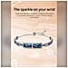 Smart Bracelet Watch Cristallo Arcobaleno E Diamante Nero - Fitness Tracker Compatibile Con App Rwfit - Foto miniatura 5