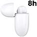 Cuffie Tws Bluetooth 5.3 Anc Modello X7e Impermeabile Ipx5, Bianco - Foto miniatura 3